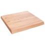 Treated wood table top with natural brown edge, 60x60x(2-6) cm by vidaXL, Table tops - Ref: Foro24-363937, Price: 49,44 €, Di...