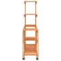 Flower stand with wheels solid fir wood 95x25x101 cm by vidaXL, Pot stands - Ref: Foro24-362882, Price: 47,61 €, Discount: %