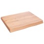Tischplatte aus behandeltem Holz mit naturbrauner Kante 60x50x(2-6) cm von vidaXL, Tischplatten - Ref: Foro24-363934, Preis: ...