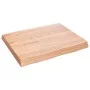 Treated wood table top with natural brown edge 60x50x(2-6) cm by vidaXL, Table tops - Ref: Foro24-363934, Price: 43,08 €, Dis...