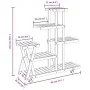 Flower stand with wheels solid fir wood 95x25x101 cm by vidaXL, Pot stands - Ref: Foro24-362882, Price: 47,61 €, Discount: %