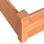 Wooden planter box made of solid brown fir wood 120x120x56 cm by vidaXL, Pots and planters - Ref: Foro24-364305, Price: 99,04...