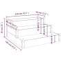 Wooden planter box made of solid brown fir wood 120x120x56 cm by vidaXL, Pots and planters - Ref: Foro24-364305, Price: 99,04...