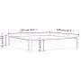 Planter box with solid brown fir wood lining 120x120x25cm by vidaXL, Pots and planters - Ref: Foro24-364294, Price: 65,62 €, ...