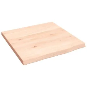 Solid untreated oak wood wall shelf 40x40x2 cm by vidaXL, Shelves and shelves - Ref: Foro24-363509, Price: 25,41 €, Discount: %
