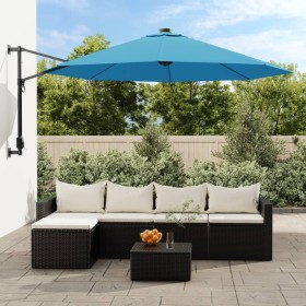 Meeresblauer Wandschirm 290 cm von vidaXL, Sonnenschirme - Ref: Foro24-362890, Preis: 108,84 €, Rabatt: %