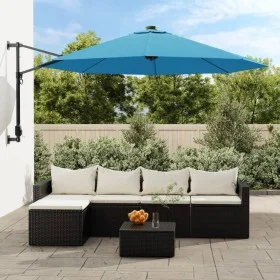 Meeresblauer Wandschirm 290 cm von vidaXL, Sonnenschirme - Ref: Foro24-362890, Preis: 92,34 €, Rabatt: %