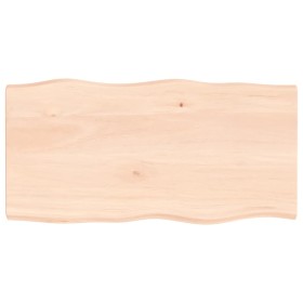 Solid wood table top with natural edge 100x50x(2-4) cm by vidaXL, Table tops - Ref: Foro24-363885, Price: 56,35 €, Discount: %