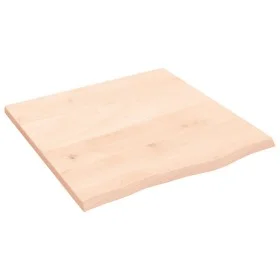 Massives Eichenholz-Wandregal unbehandelt 60x60x2 cm von vidaXL, Regale und Regale - Ref: Foro24-363533, Preis: 50,58 €, Raba...
