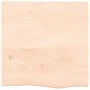 Massives Eichenholz-Wandregal unbehandelt 60x60x2 cm von vidaXL, Regale und Regale - Ref: Foro24-363533, Preis: 50,58 €, Raba...