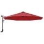 Leuchtend roter Wandschirm 290 cm von vidaXL, Sonnenschirme - Ref: Foro24-362891, Preis: 106,65 €, Rabatt: %