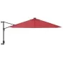 Sombrilla de pared rojo brillante 290 cm de vidaXL, Sombrillas - Ref: Foro24-362891, Precio: 106,65 €, Descuento: %