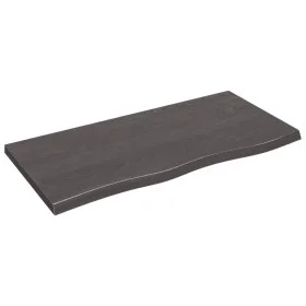Wandregal behandeltes Eichenholz dunkelbraun 100x50x(2-4)cm von vidaXL, Regale und Regale - Ref: Foro24-363807, Preis: 42,37 ...