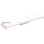 Light brown treated oak wood wall shelf 100x20x2 cm by vidaXL, Shelves and shelves - Ref: Foro24-363677, Price: 45,71 €, Disc...