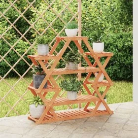 Blumenständer aus massivem Tannenholz, 110 x 25 x 105 cm von vidaXL, Topfständer - Ref: Foro24-362878, Preis: 42,24 €, Rabatt: %