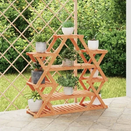 Blumenständer aus massivem Tannenholz, 110 x 25 x 105 cm von vidaXL, Topfständer - Ref: Foro24-362878, Preis: 42,24 €, Rabatt: %