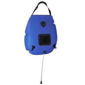 Ducha de camping PVC azul 20 L