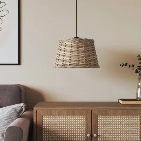 Pantalla para lámpara de techo mimbre marrón Ø38x23 cm by vidaXL, Lampshades - Ref: Foro24-364376, Price: 39,31 €, Discount: %