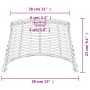 Lampenschirm für Deckenleuchte aus braunem Weidengeflecht Ø38x23 cm. von vidaXL, Lampenschirme - Ref: Foro24-364376, Preis: 3...