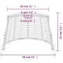 Pantalla para lámpara de techo mimbre marrón Ø38x23 cm by vidaXL, Lampshades - Ref: Foro24-364376, Price: 39,31 €, Discount: %