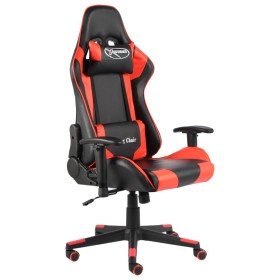 Silla gaming giratoria PVC rojo Silla gaming giratoria PVC rojo