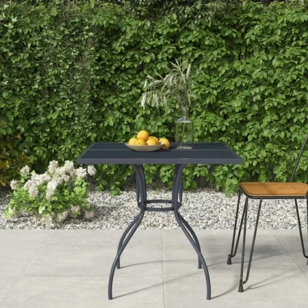 Anthracite gray steel mesh garden table 80x80x72.5 cm by vidaXL, Garden tables - Ref: Foro24-362731, Price: 99,09 €, Discount: %