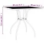 Anthracite gray steel mesh garden table 80x80x72.5 cm by vidaXL, Garden tables - Ref: Foro24-362731, Price: 99,09 €, Discount: %