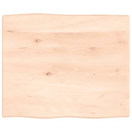 Solid oak wood table top with natural edge 60x50x2 cm by vidaXL, Table tops - Ref: Foro24-363866, Price: 36,93 €, Discount: %