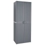 Gartenschrank PP Rattan grau 65x45x172 cm von vidaXL, Schließfächer und Lagerschränke - Ref: Foro24-364063, Preis: 252,65 €, ...