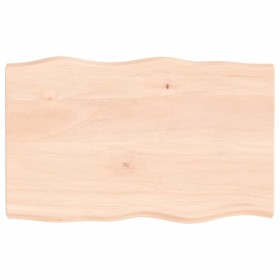 Solid wood table top natural edge 80x50x(2-4) cm by vidaXL, Table tops - Ref: Foro24-363876, Price: 63,27 €, Discount: %