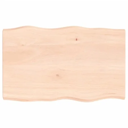 Solid wood table top natural edge 80x50x(2-4) cm by vidaXL, Table tops - Ref: Foro24-363876, Price: 61,60 €, Discount: %