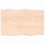 Solid wood table top natural edge 80x50x(2-4) cm by vidaXL, Table tops - Ref: Foro24-363876, Price: 63,27 €, Discount: %