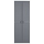 Gartenschrank PP Rattan grau 65x45x172 cm von vidaXL, Schließfächer und Lagerschränke - Ref: Foro24-364063, Preis: 252,65 €, ...
