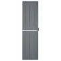 Gartenschrank PP Rattan grau 65x45x172 cm von vidaXL, Schließfächer und Lagerschränke - Ref: Foro24-364063, Preis: 278,59 €, ...