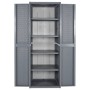 Gartenschrank PP Rattan grau 65x45x172 cm von vidaXL, Schließfächer und Lagerschränke - Ref: Foro24-364063, Preis: 252,65 €, ...