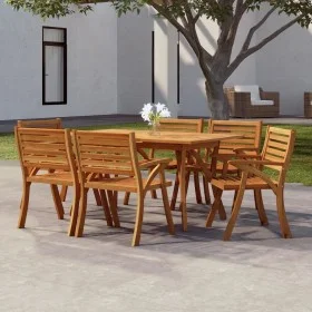 Gartentisch aus massivem Akazienholz 150x90x75 cm von vidaXL, Gartentische - Ref: Foro24-363308, Preis: 255,99 €, Rabatt: %