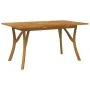 Mesa de jardín madera maciza de acacia 150x90x75 cm de vidaXL, Mesas de jardín - Ref: Foro24-363308, Precio: 255,99 €, Descue...