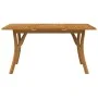 Mesa de jardín madera maciza de acacia 150x90x75 cm de vidaXL, Mesas de jardín - Ref: Foro24-363308, Precio: 255,99 €, Descue...
