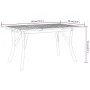 Mesa de jardín madera maciza de acacia 150x90x75 cm de vidaXL, Mesas de jardín - Ref: Foro24-363308, Precio: 255,99 €, Descue...
