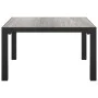 DPC garden coffee table and gray steel 55x55x31 cm by vidaXL, Modular outdoor sofas - Ref: Foro24-362800, Price: 62,41 €, Dis...