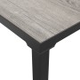 DPC Garten-Couchtisch und grauer Stahl 55x55x31 cm von vidaXL, Modulare Sofas für den Außenbereich - Ref: Foro24-362800, Prei...