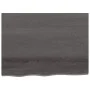 Estante de pared madera roble tratada marrón oscuro 80x60x2 cm de vidaXL, Estantes y estanterías - Ref: Foro24-363791, Precio...