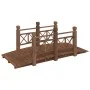 Garden bridge with fir wood railings 150x67x56cm by vidaXL, garden bridges - Ref: Foro24-363360, Price: 193,25 €, Discount: %