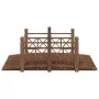 Garden bridge with fir wood railings 150x67x56cm by vidaXL, garden bridges - Ref: Foro24-363360, Price: 193,25 €, Discount: %