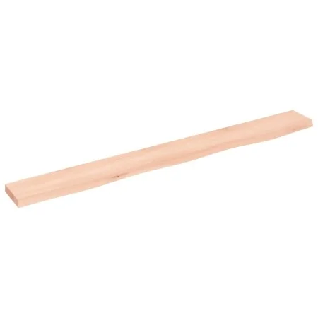 Wandregal Eiche massiv unbehandelt 100x10x2 cm von vidaXL, Regale und Regale - Ref: Foro24-363554, Preis: 22,42 €, Rabatt: %