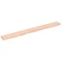 Solid untreated oak wood wall shelf 100x10x2 cm by vidaXL, Shelves and shelves - Ref: Foro24-363554, Price: 22,42 €, Discount: %