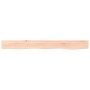 Solid untreated oak wood wall shelf 100x10x2 cm by vidaXL, Shelves and shelves - Ref: Foro24-363554, Price: 22,94 €, Discount: %