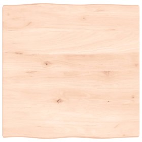 Solid oak wood table top with natural edge 60x60x2 cm by vidaXL, Table tops - Ref: Foro24-363869, Price: 39,76 €, Discount: %