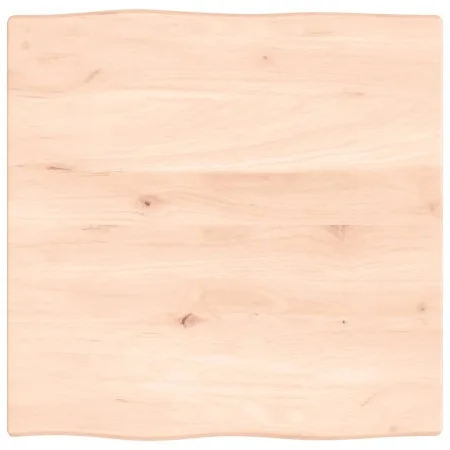 Solid oak wood table top with natural edge 60x60x2 cm by vidaXL, Table tops - Ref: Foro24-363869, Price: 37,12 €, Discount: %