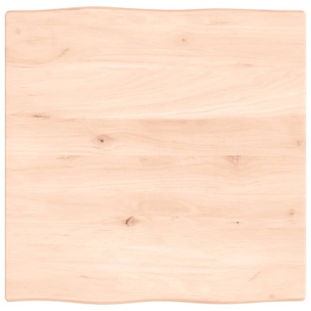Tischplatte aus massivem Eichenholz mit Naturkante 60x60x2 cm von vidaXL, Tischplatten - Ref: Foro24-363869, Preis: 42,87 €, ...